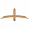 Ekena Millwork Bellingham Timber Gable Bracket, Western Red Cedar, 48"W x 18"H x 3 1/2"D x 3 1/2"F, 9/12 Pitch GBW048X18X0404BEL00SWR - alternate 1